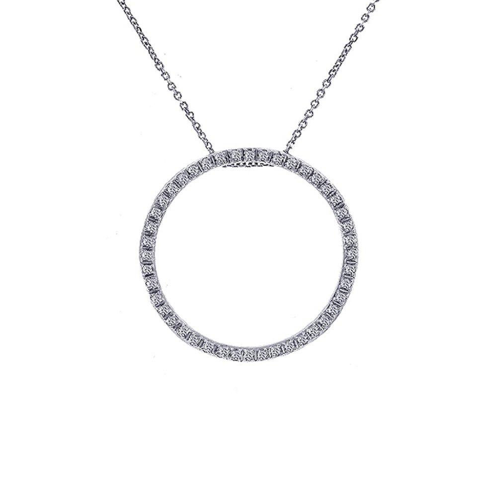 0.45 Carat Diamond Sparkling Eternity Pendant
